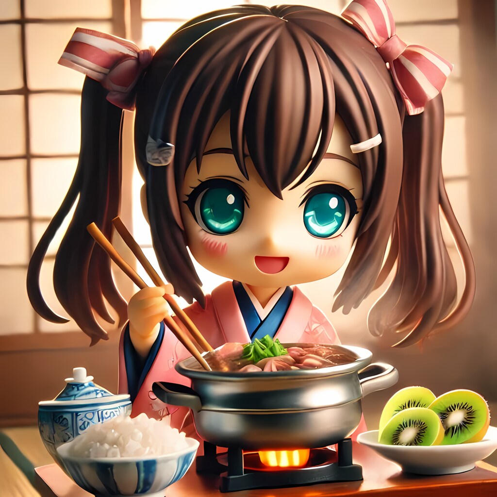 しゃぶしゃぶとキウイ