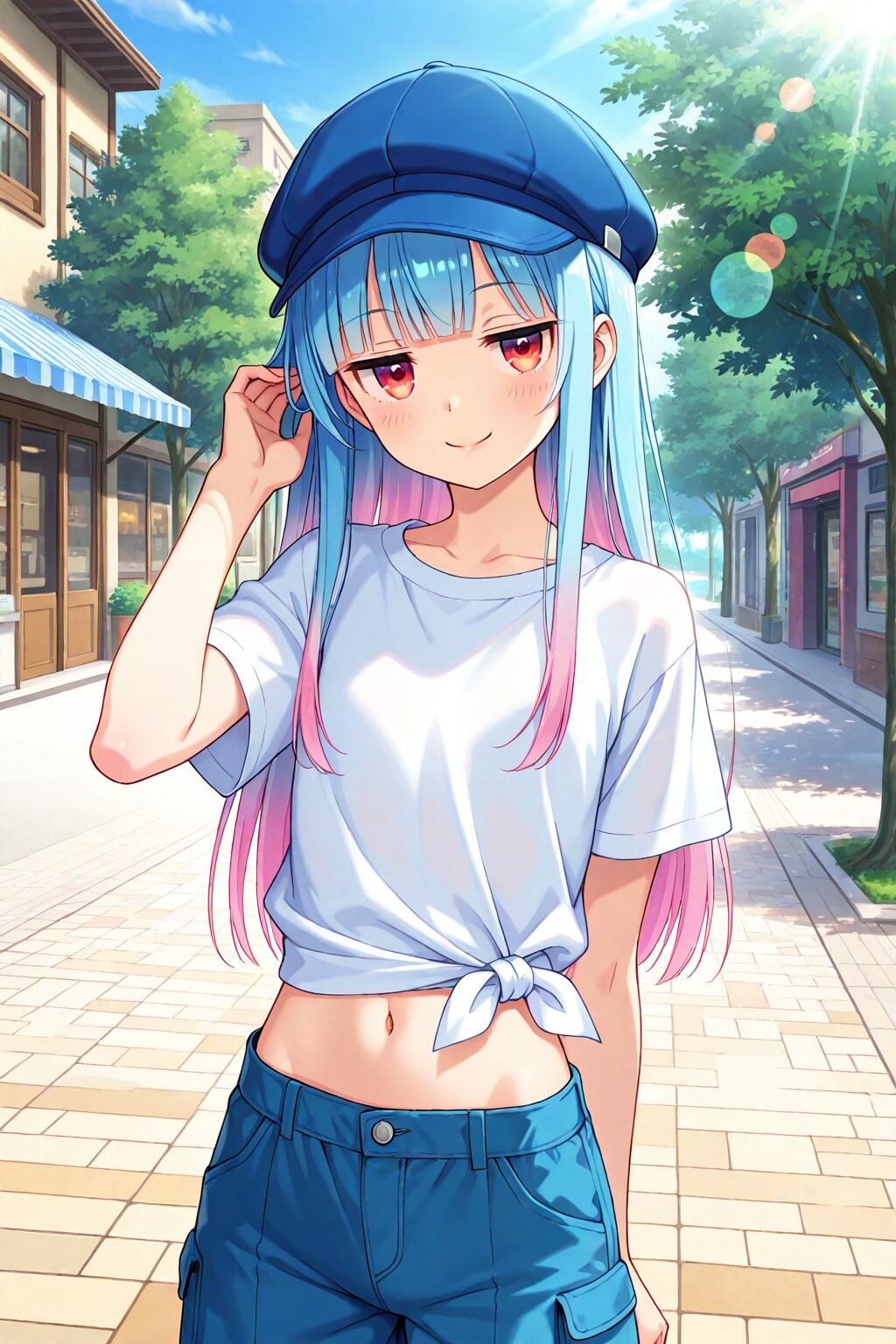 ヒナとお散歩 | の人気AIイラスト・グラビア