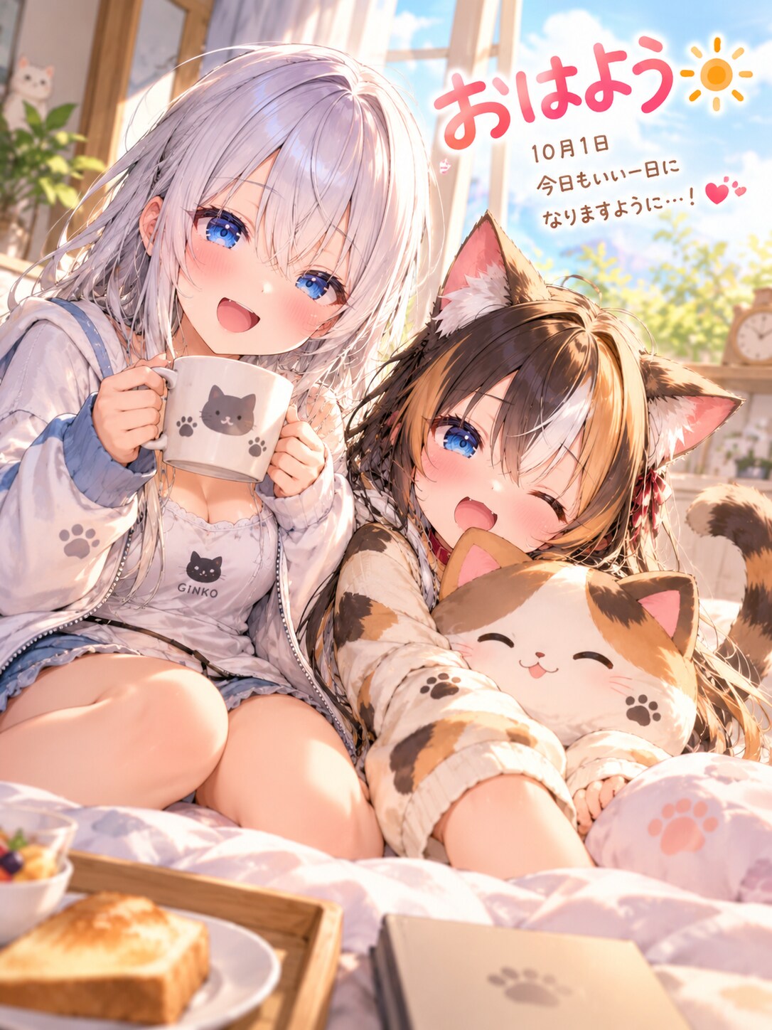 🌞 10月1日、おはよう♪ | の人気AIイラスト・グラビア