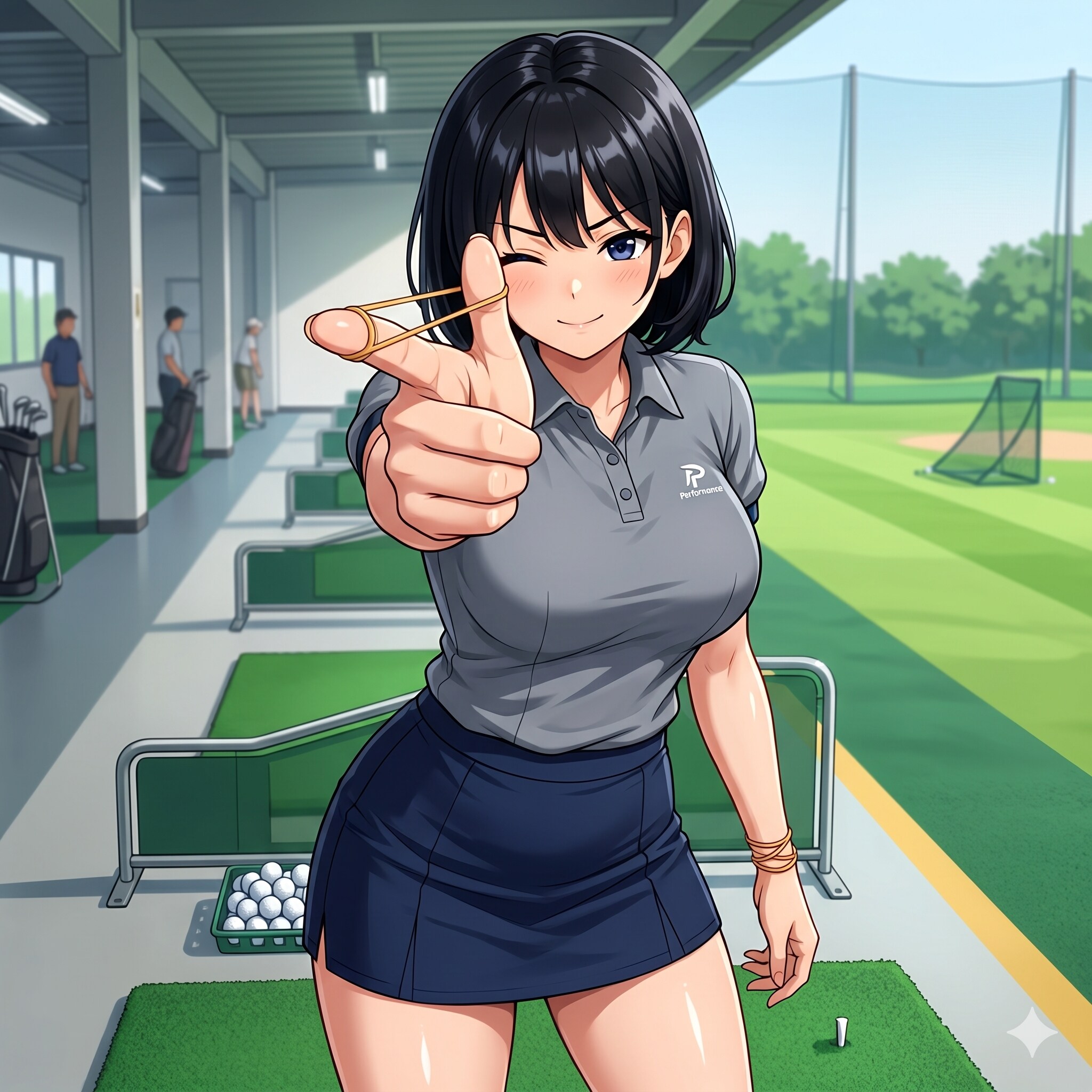 輪ゴム指鉄砲