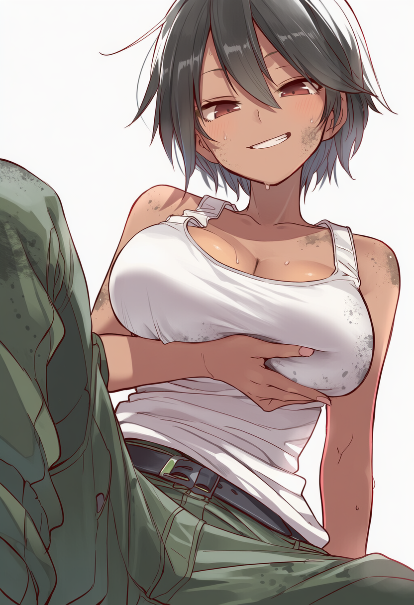 おっぱいを粗雑に扱う姉御