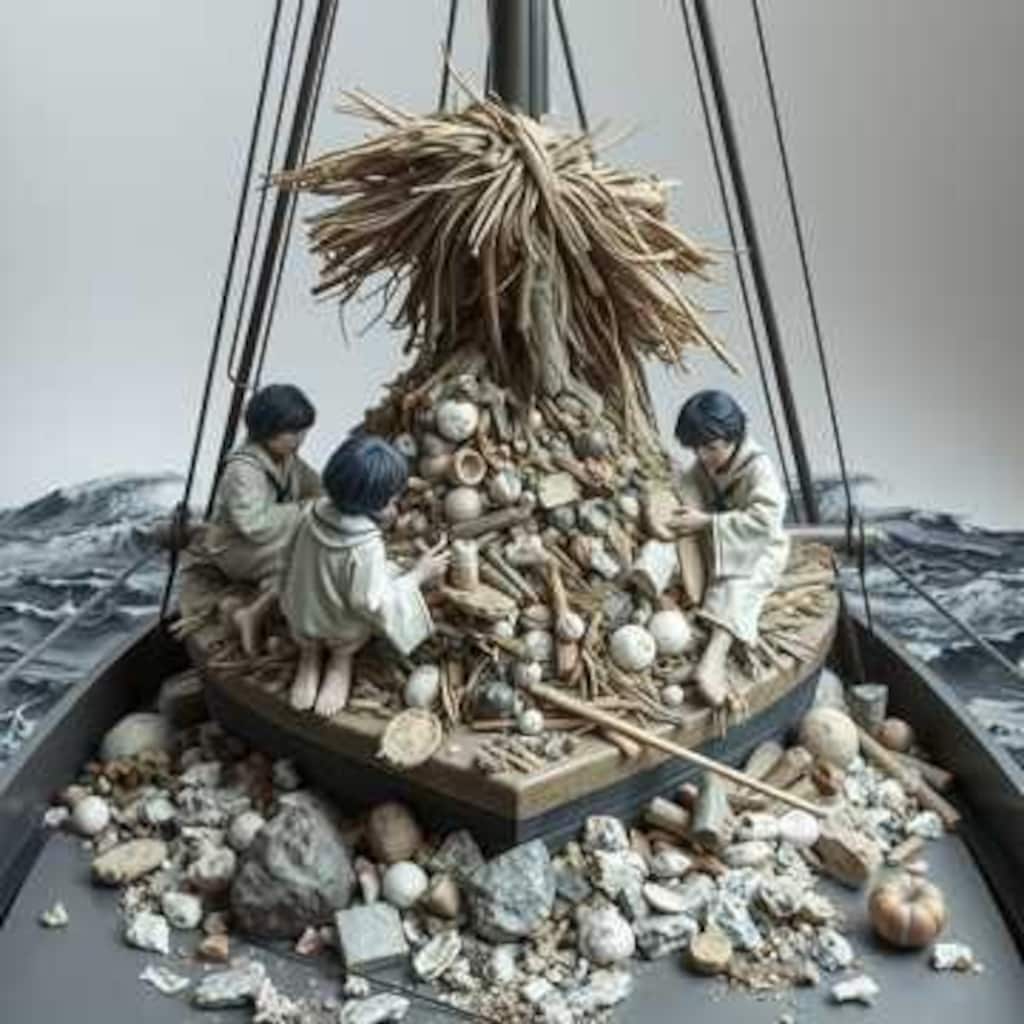 一枚目の画像ができるまでの残骸