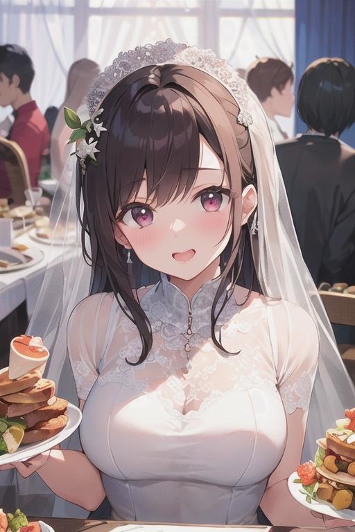 タダだからと食べる花嫁
