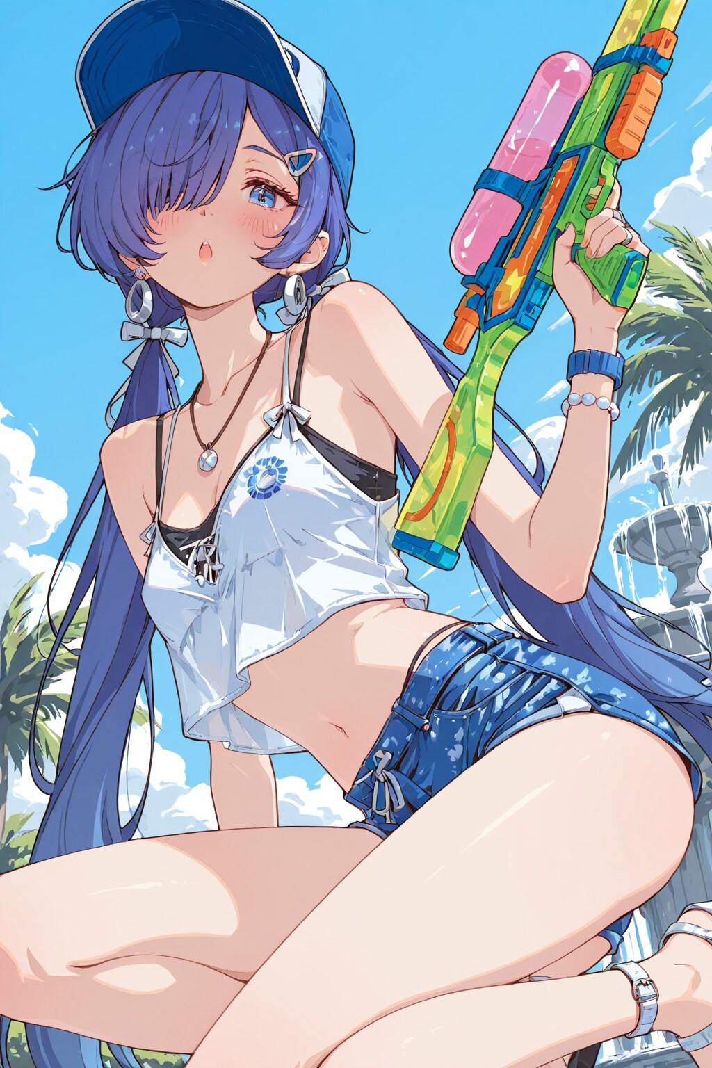 水かけ祭りコーデ🔫💦