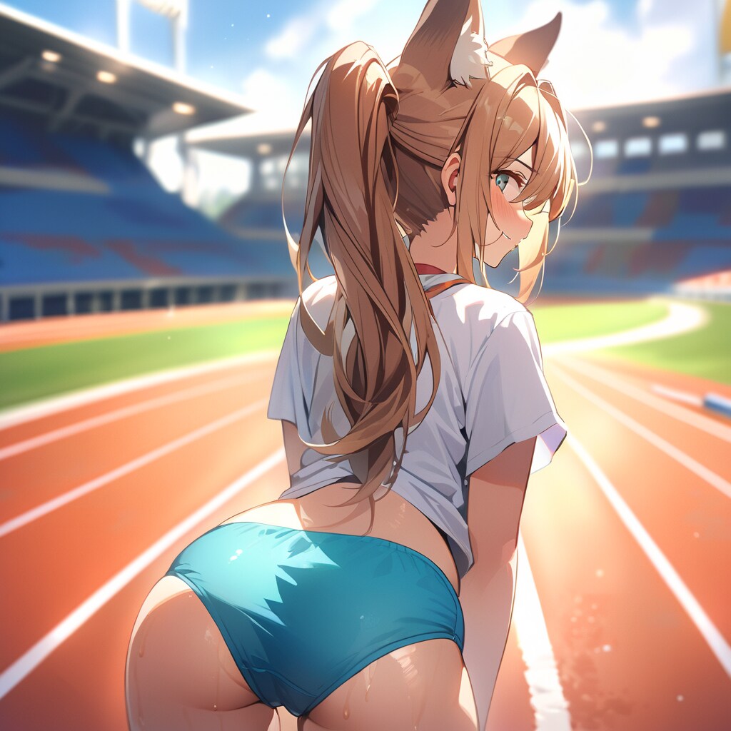 金髪ポニテブルマさん