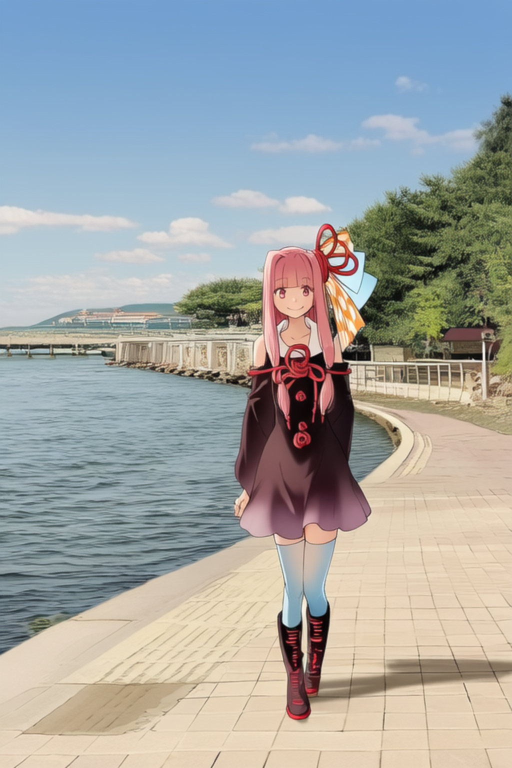 逗子海岸の琴葉茜