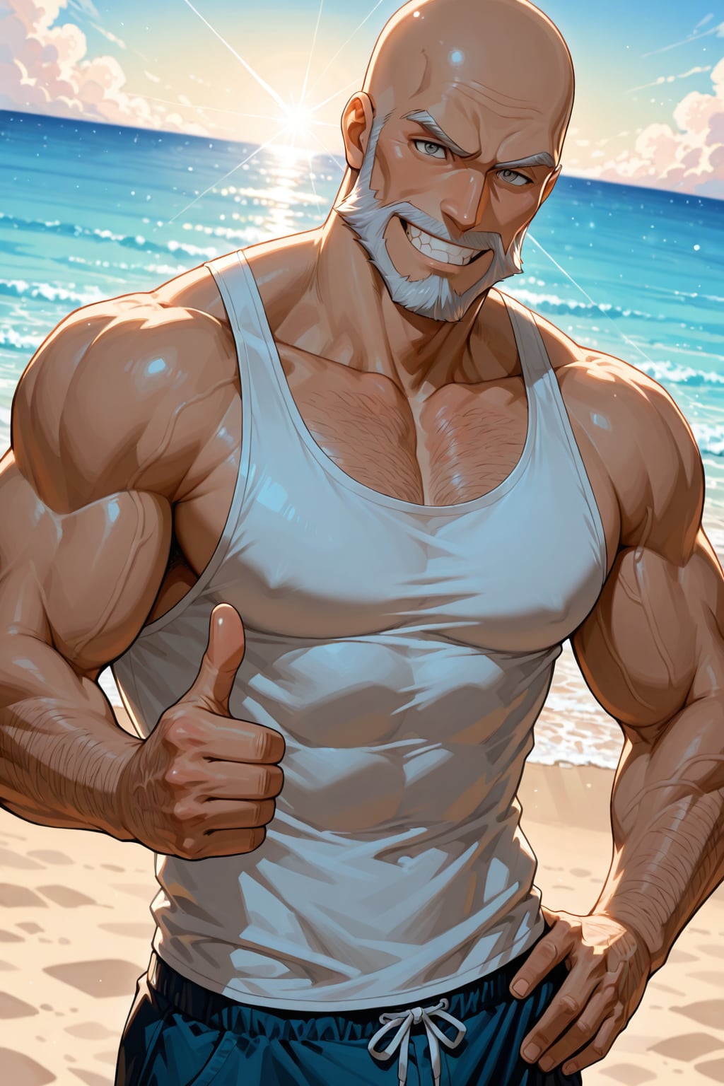 ビーチのおっさん