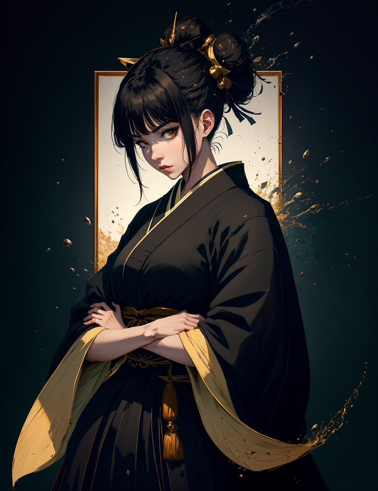 和装美人