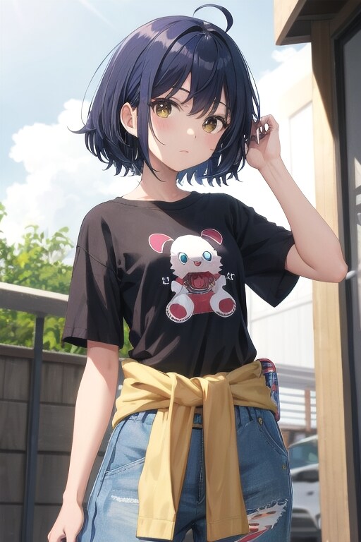 プリントTシャツ生成(練習) | の人気AIイラスト・グラビア