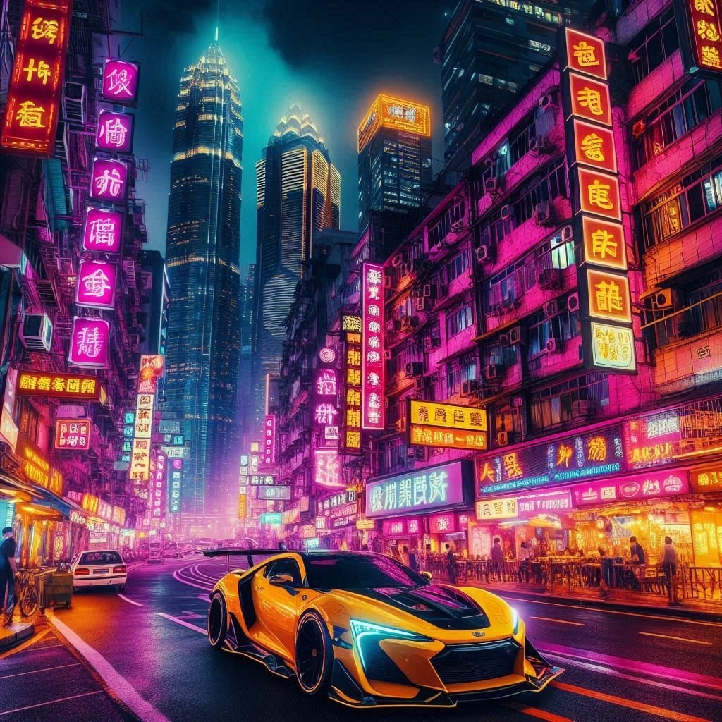 🚗夜の街を流す