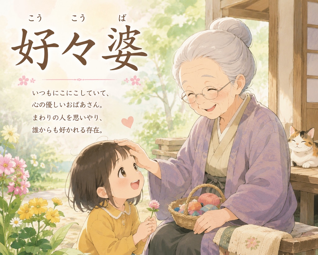 (架空縛り)5.「こ」→「好々婆」（こうこうば）