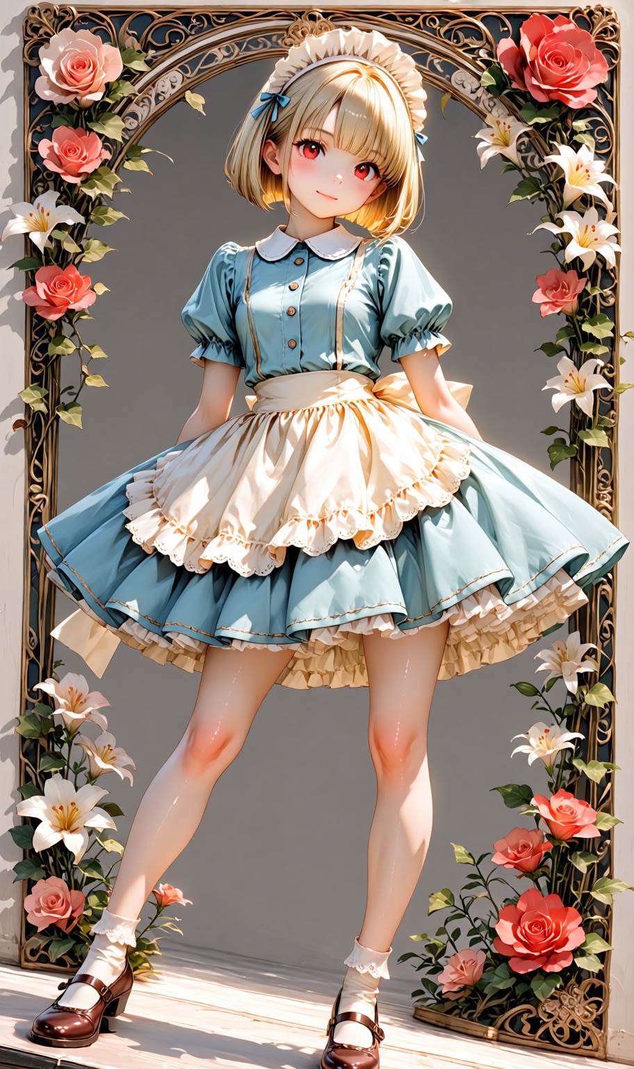 retro maid | の人気AIイラスト・グラビア