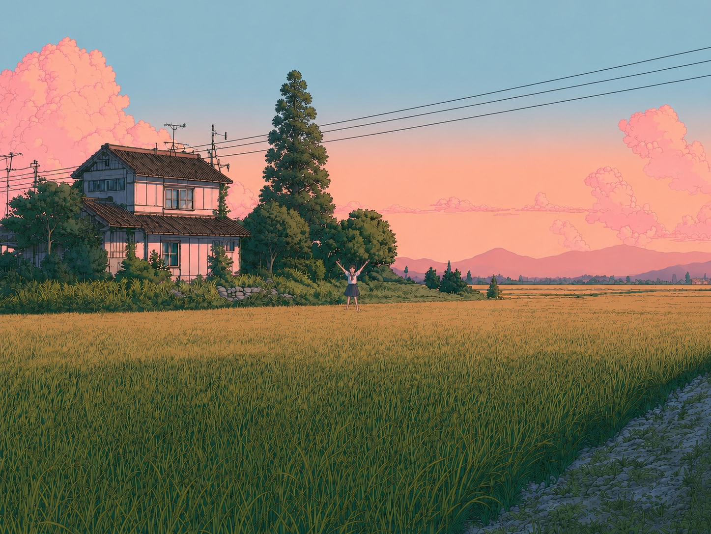帰り道 | の人気AIイラスト・グラビア