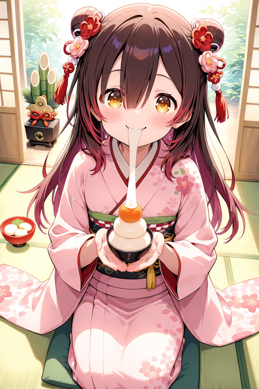 お正月ロボ子さん