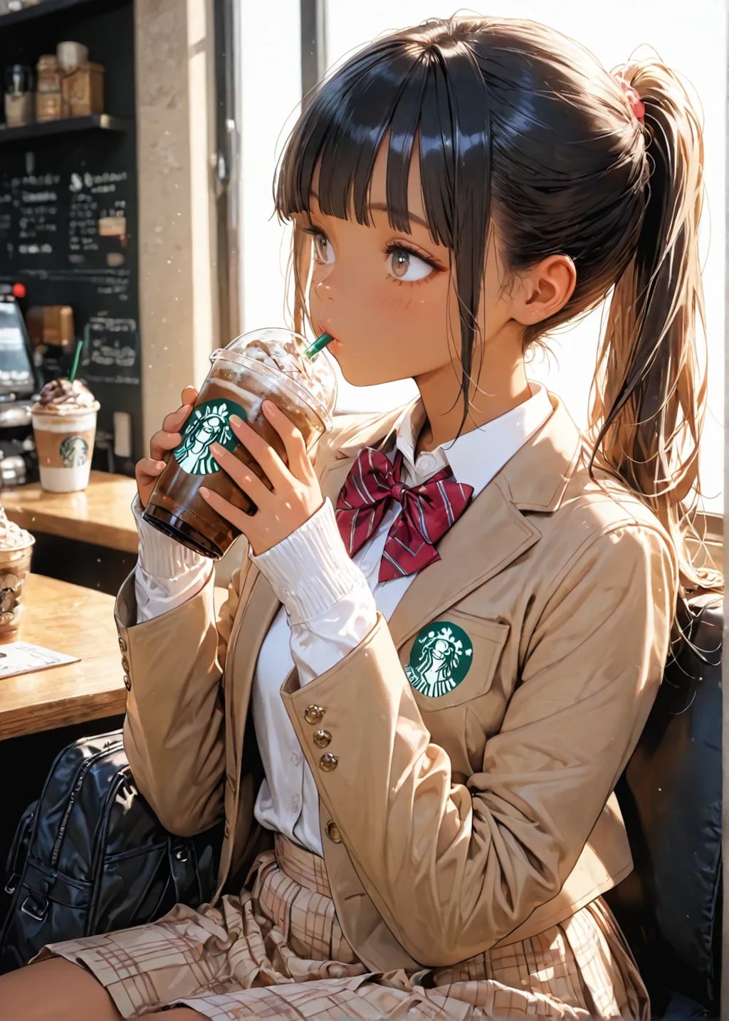 一人の時間を楽しむJK☺️