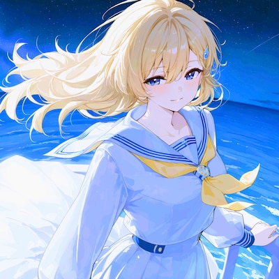 リゾート地で仰ぐ天の川 | の人気AIイラスト・グラビア