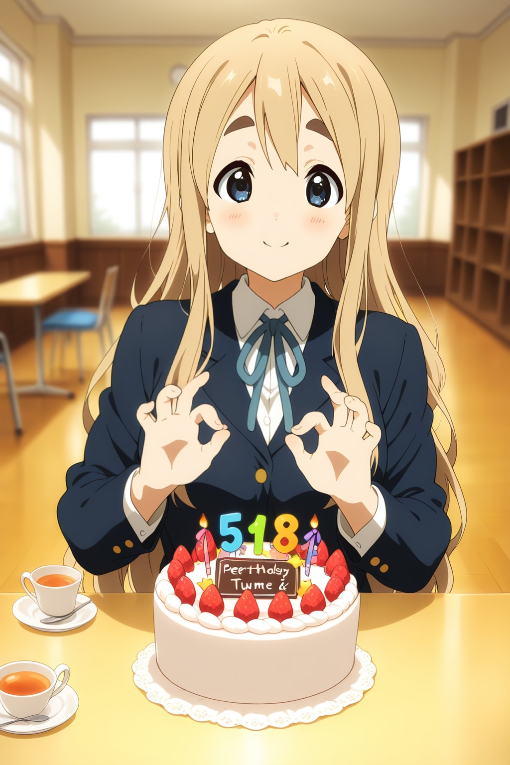 7月2日琴吹紬誕生会で放課後ティータイム🎂🫖🎉❤️
