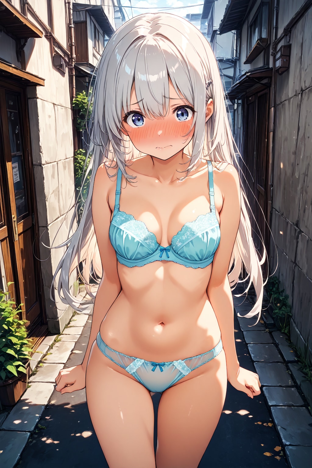 彼女に野外露出させてみた(14)
