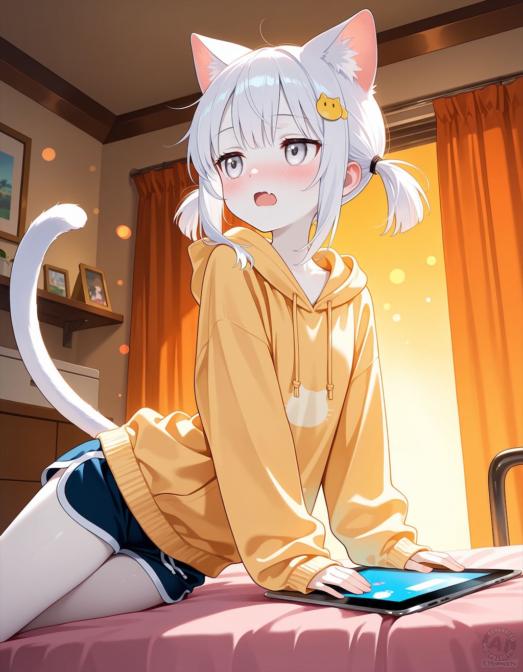 白猫のましろ