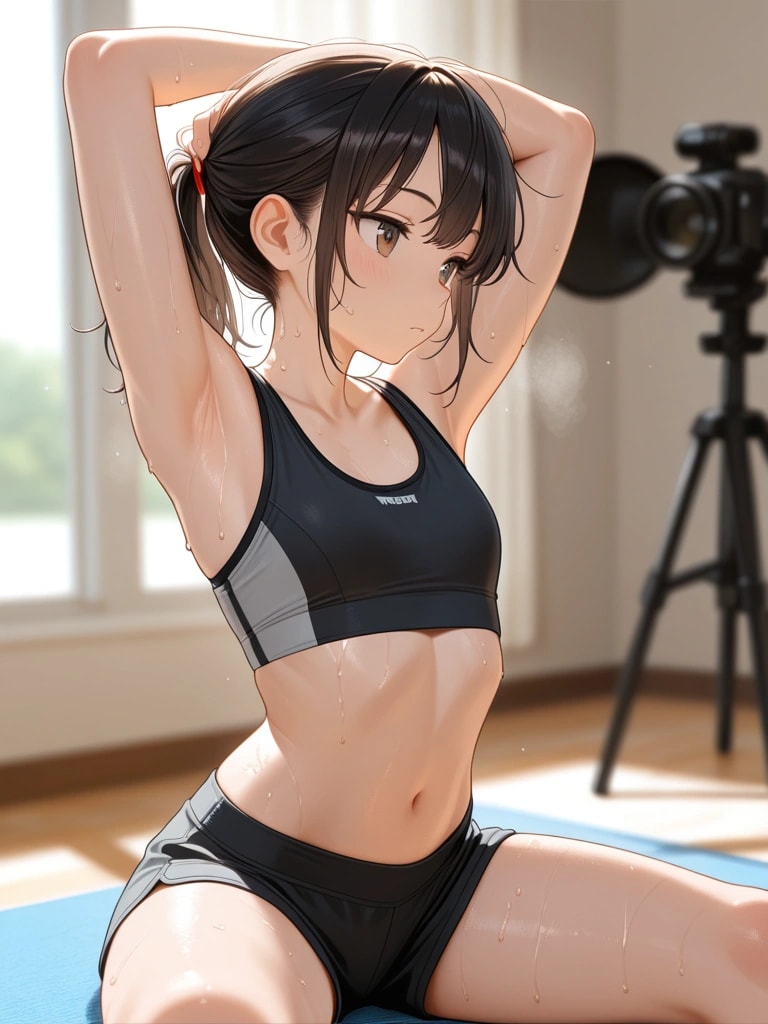 「入念にストレッチ」