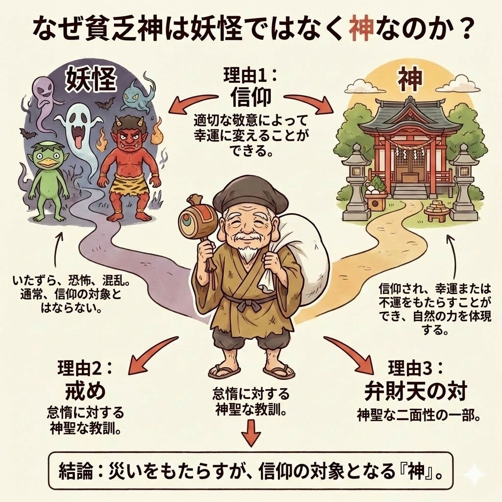 なぜ貧乏神は妖怪ではなく神なのか？ | の人気AIイラスト・グラビア