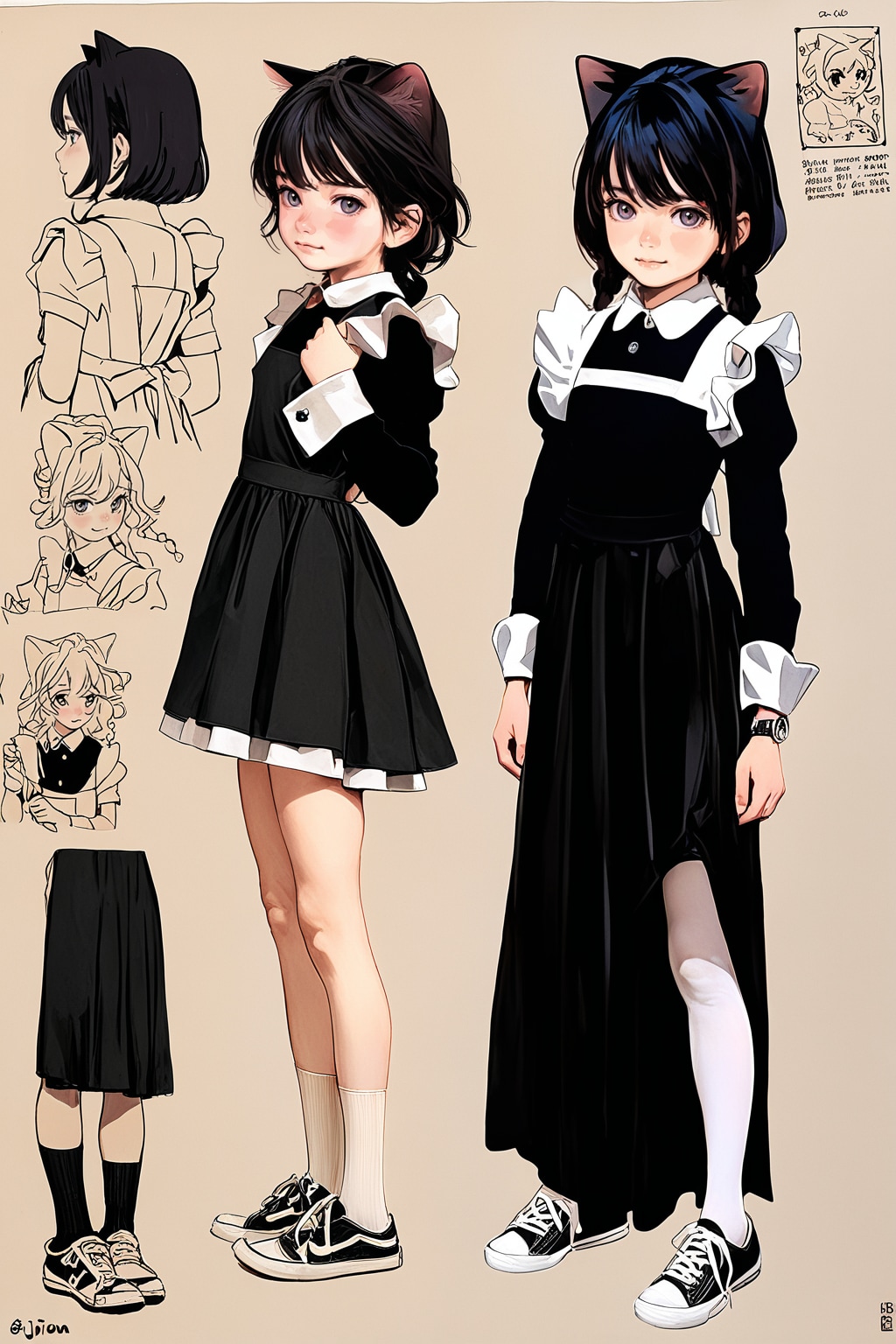 メイド服スニーカー