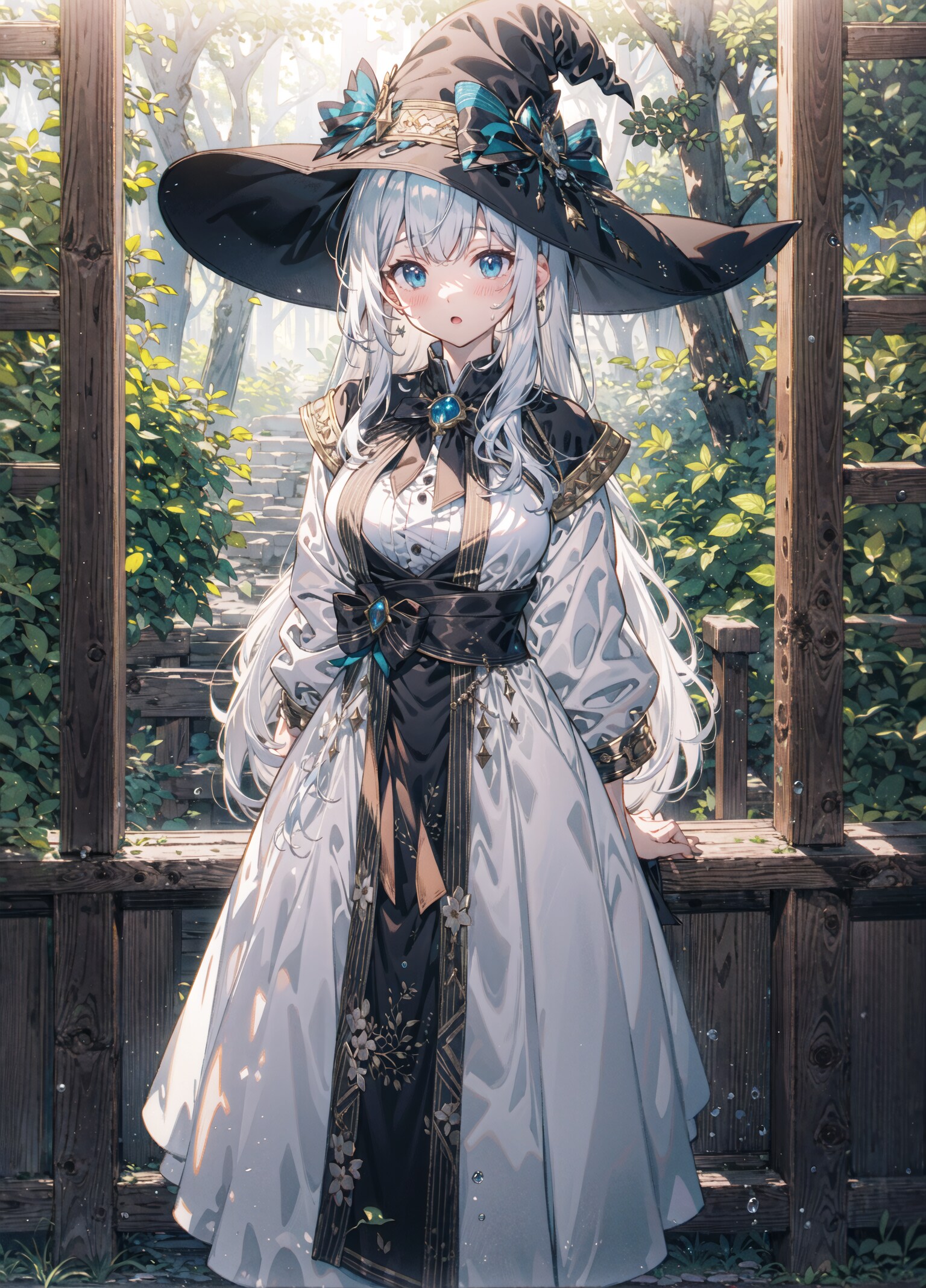 森に浸食された屋敷に住む魔女