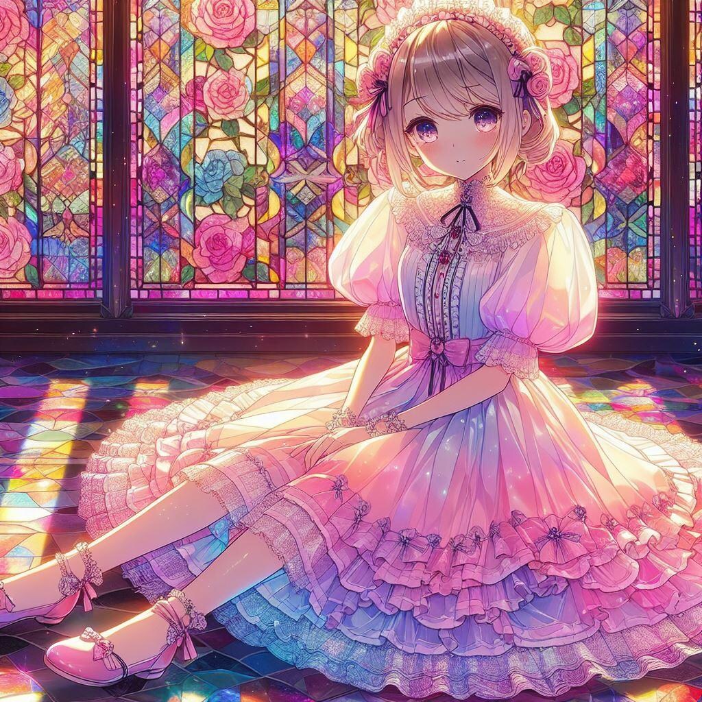 甘ロリとステンドグラス