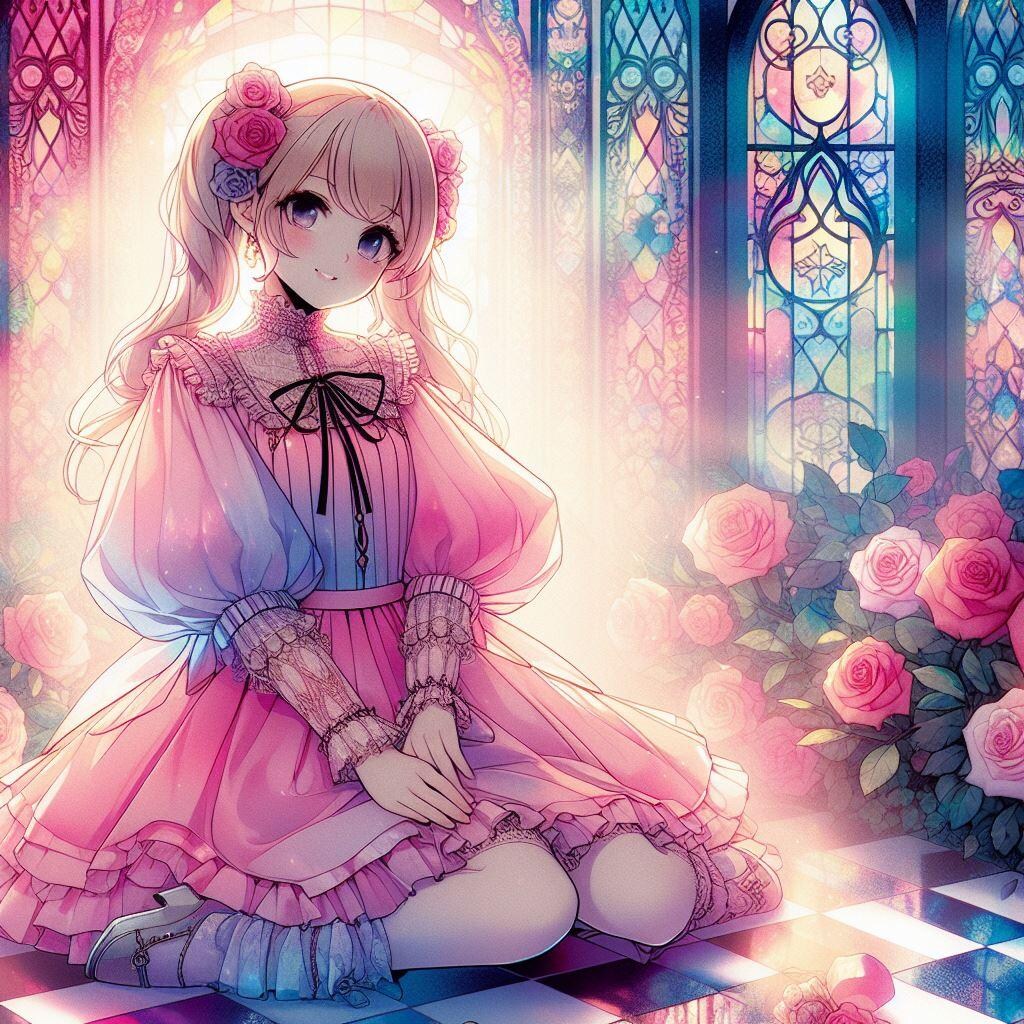 甘ロリとステンドグラス