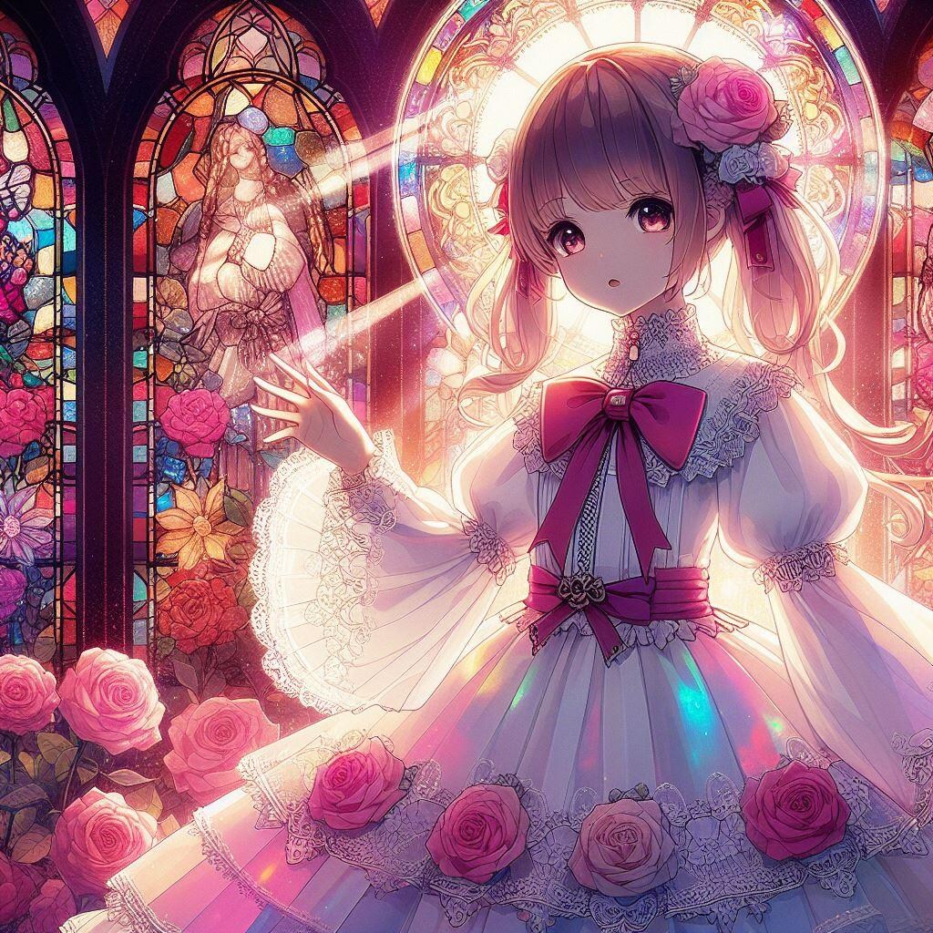 甘ロリとステンドグラス