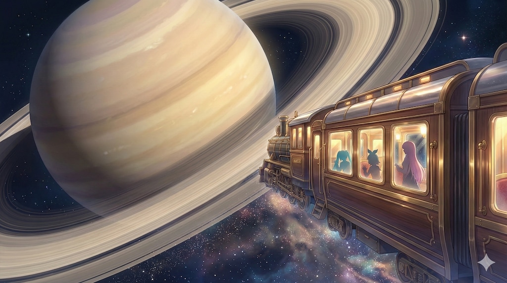 ミクさん達の銀河鉄道の旅