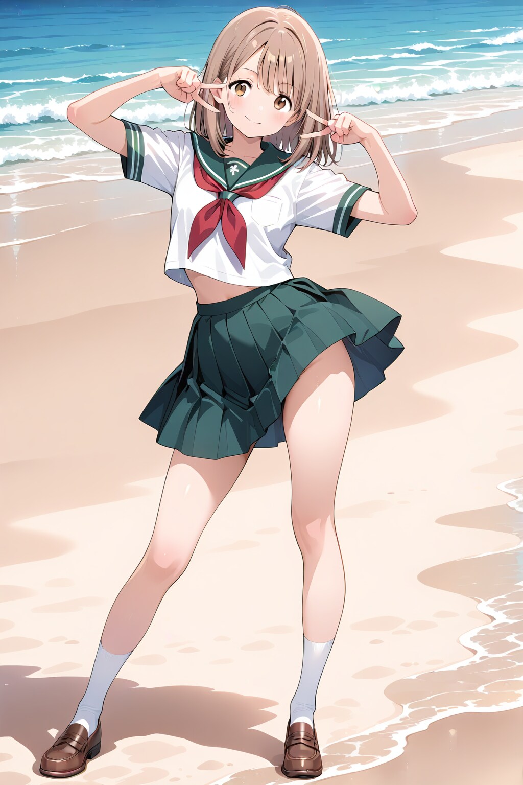 ピースサイン | の人気AIイラスト・グラビア