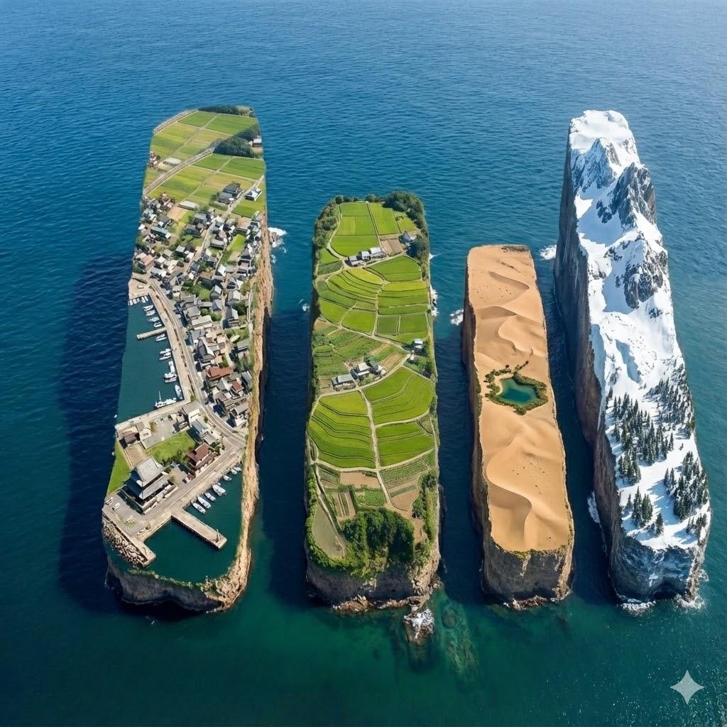 棒グラフと円グラフの町