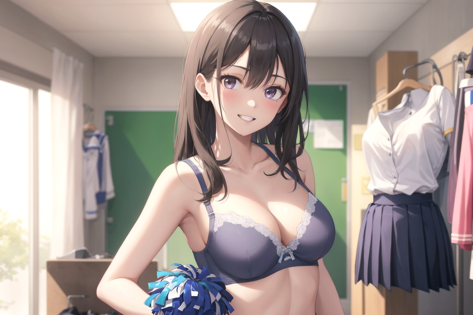 更衣室覗いちゃダメだよ