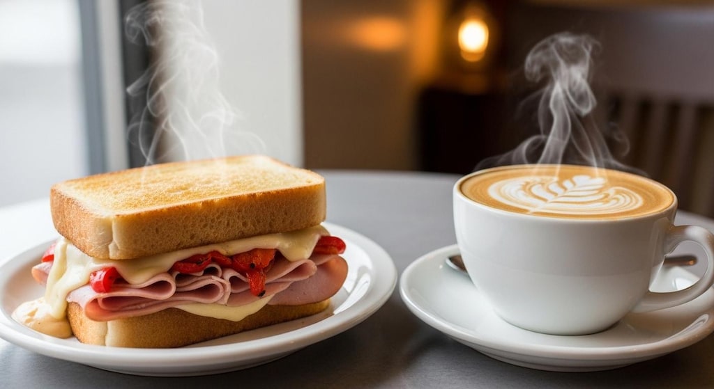 摩訶不思議食堂のホットサンド