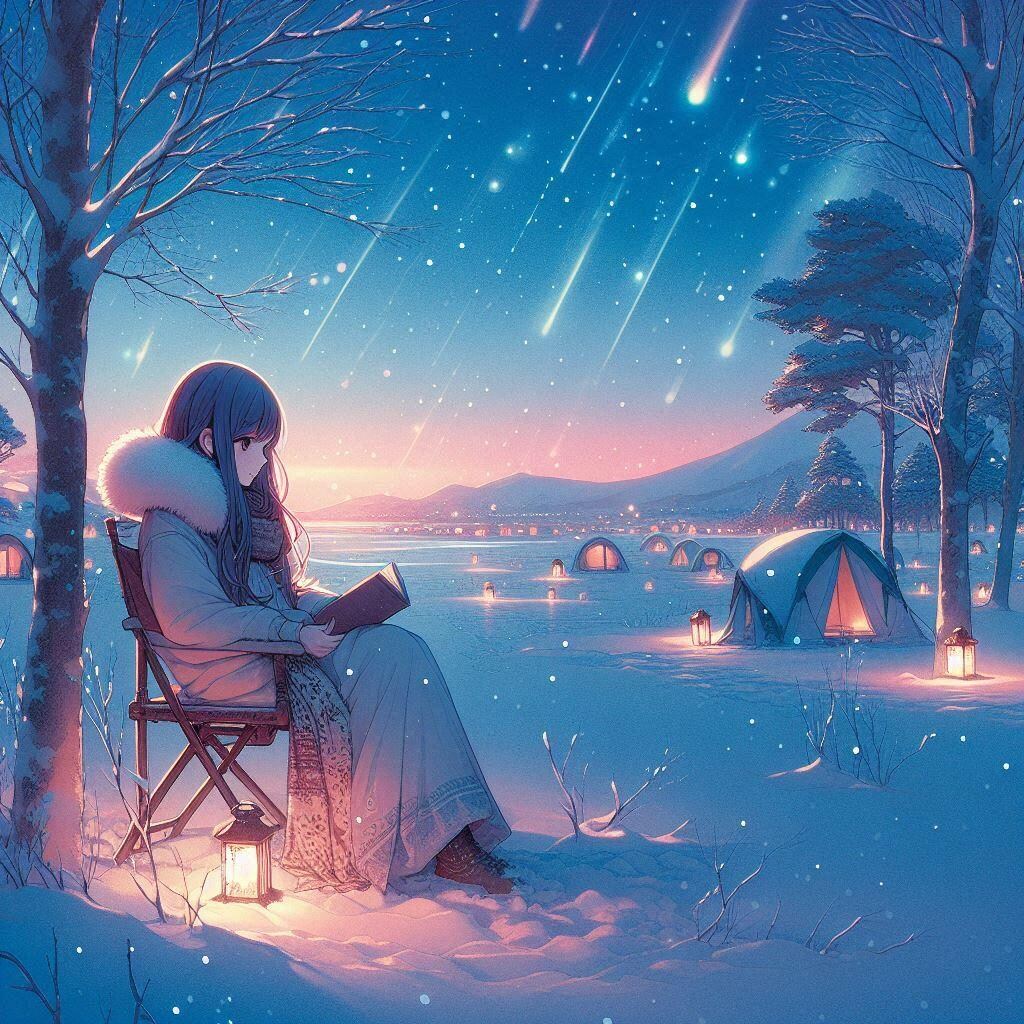 キャンプ場で読書 #2