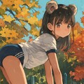 くま娘✖︎体操服②🐾 4枚目