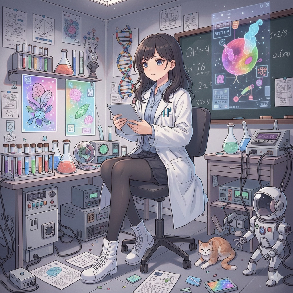 科学者の少女