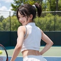 テニス女子 2枚目