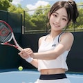 テニス女子 9枚目