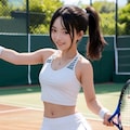 テニス女子 4枚目