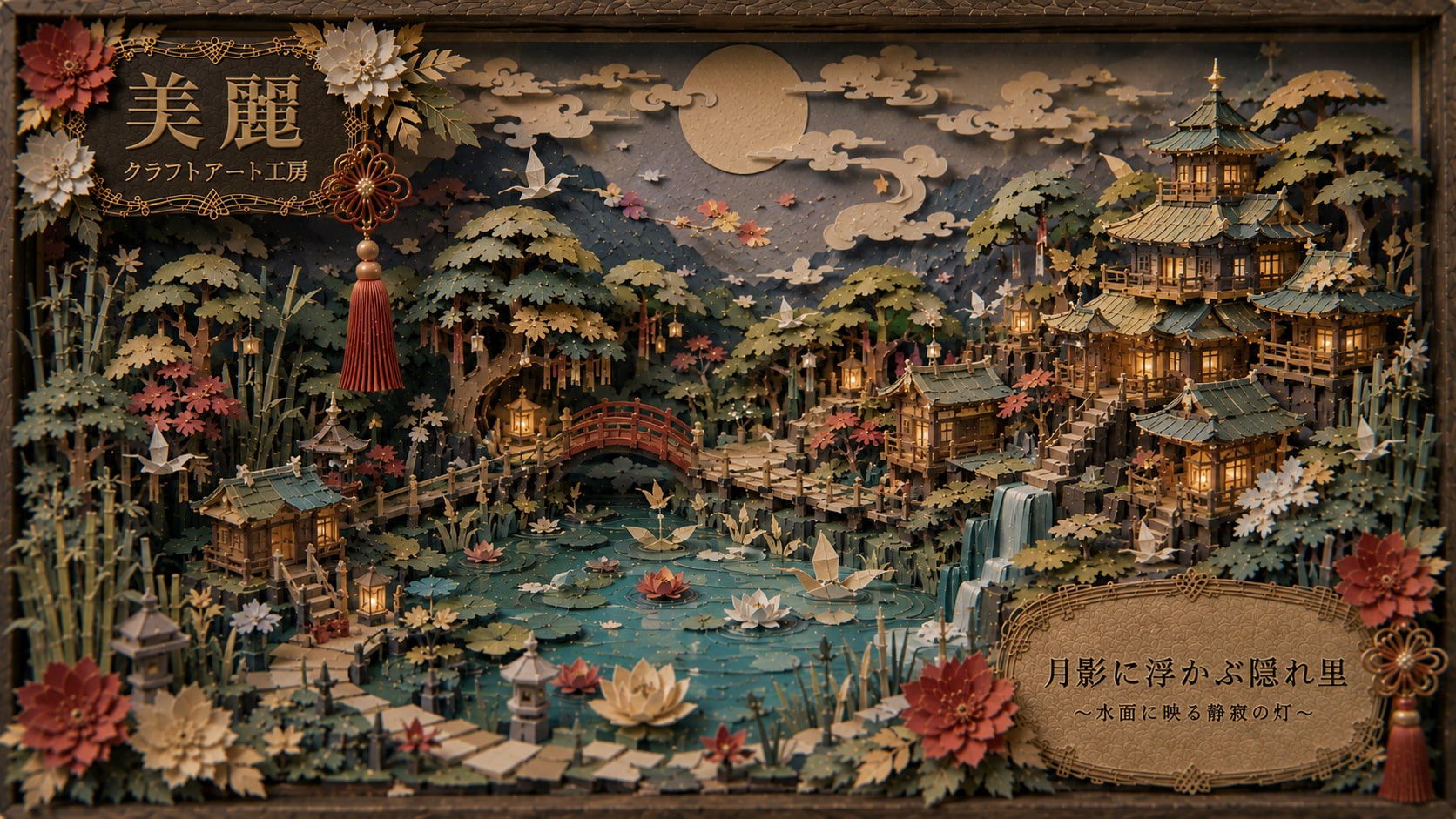 Exquisite Paper Craft / 美麗紙工芸 #patreon #ChatGPT #customGPT #GPTs #美麗 #紙工芸 #Papercrafts #beautiful #J | の人気AIイラスト・グラビア