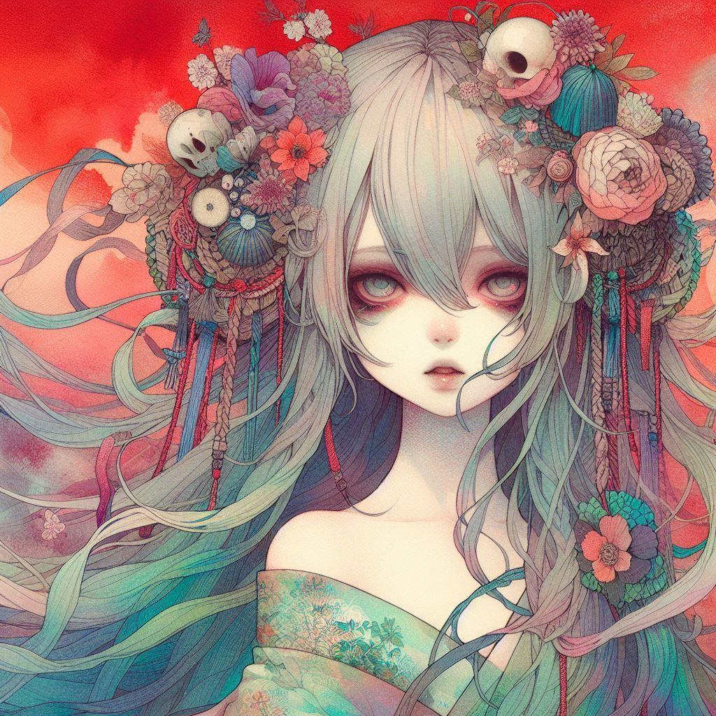 赤夏の幽華 | の人気AIイラスト・グラビア