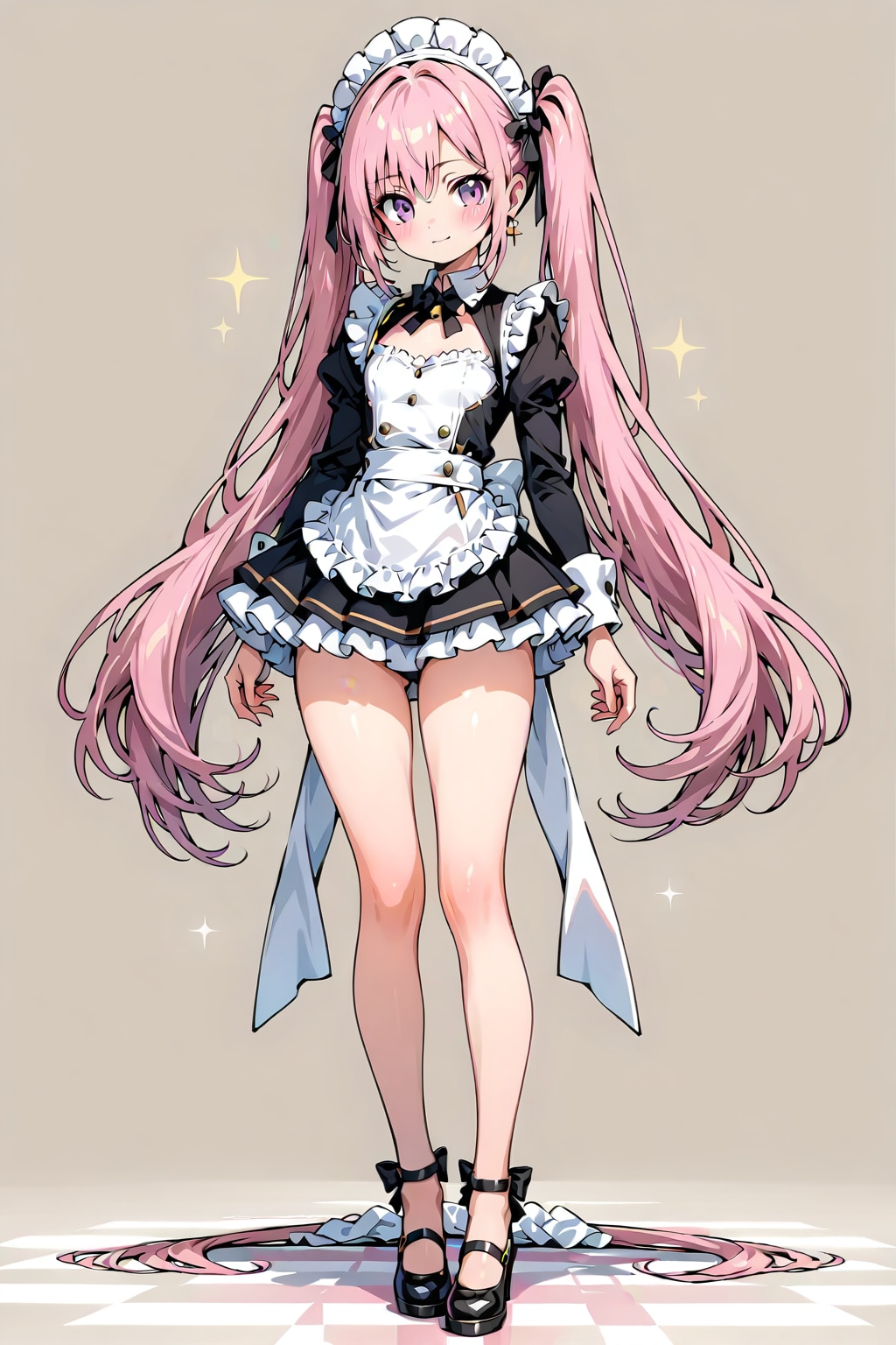 美脚メイドと下心 | の人気AIイラスト・グラビア