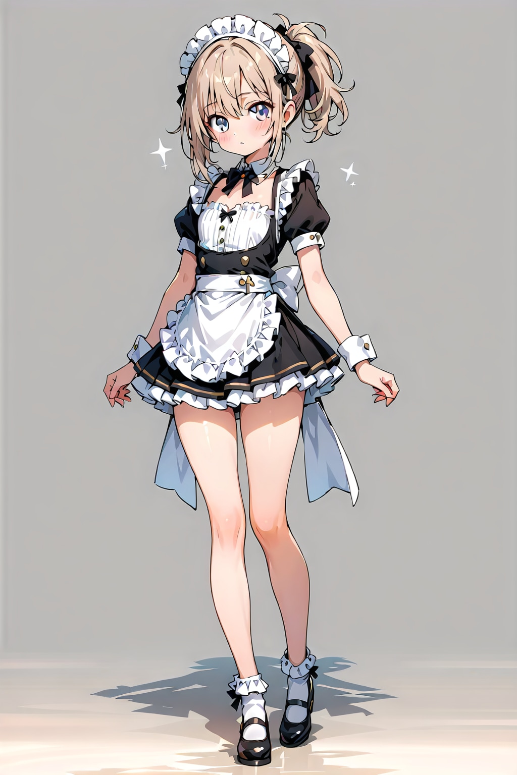 美脚メイドと下心