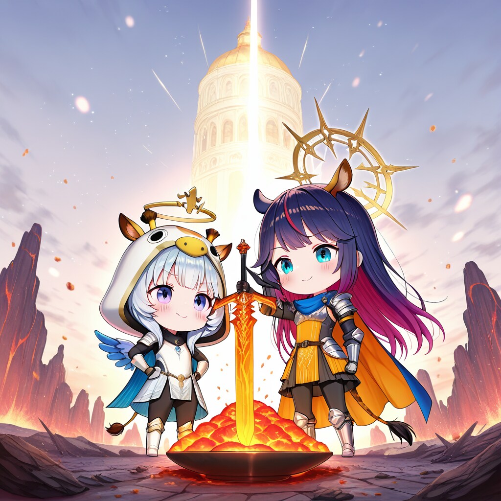 聖騎士キリン着ぐるみちび子ちゃん