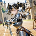 女騎士エレオノーレ、練兵場での一幕 11枚目