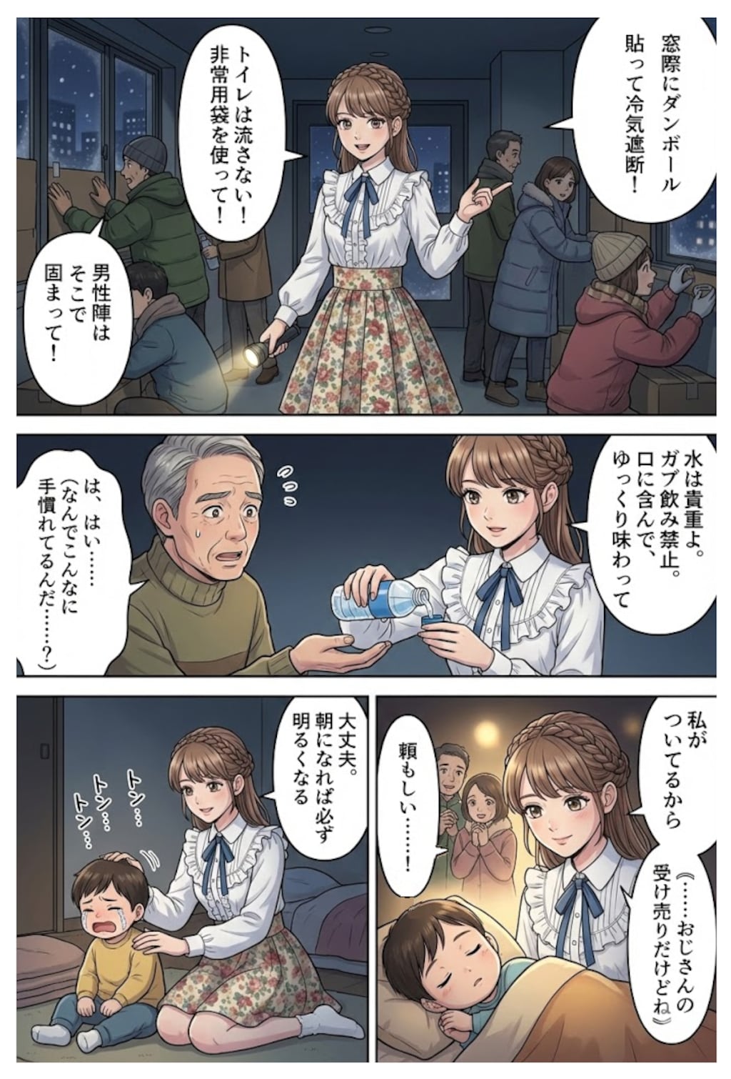 無人島でわからせられるメスガキ漫画　番外編