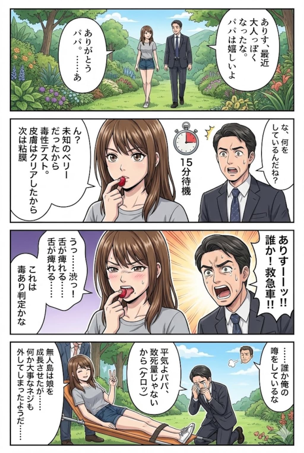 無人島でわからせられるメスガキ漫画　番外編