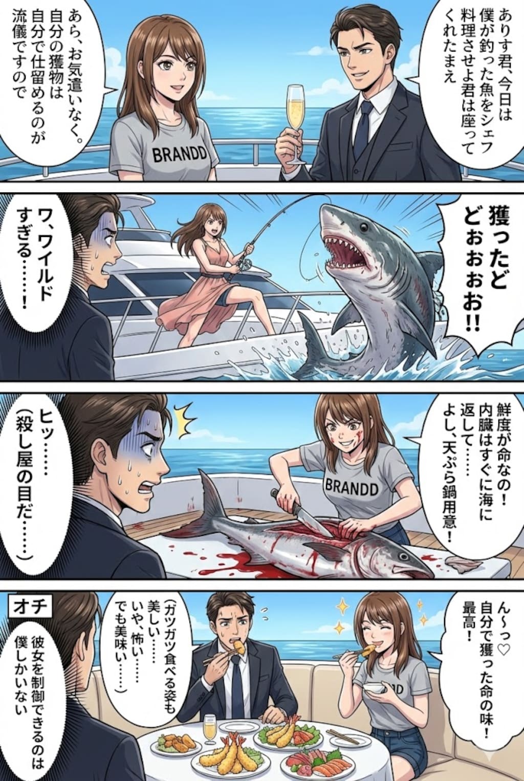 無人島でわからせられるメスガキ漫画　番外編